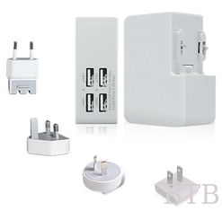 China Conexión USB 4 Adaptador universal Adaptador de viaje mini proveedor