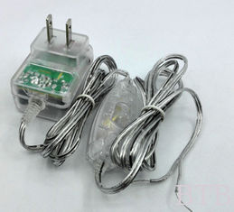 China Adaptador de transparencia 12V 1A 24V 0.5A 5V 1A 5v 2a caja de luz con interruptor 304 en el cable de CC proveedor
