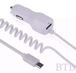China Tipo de color blanco c micro mini cargador de coche USB 5v 2.5a 5v 3a 5v 1a 2.1a proveedor
