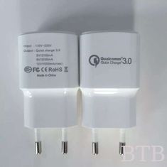 China QC3.0 QC2.0 5v 1a 5v 2.1a 5v 3a cargador USB de color blanco adaptador USB para teléfono móvil Samsung Huawei proveedor