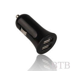 China Inteligente 5v doble puerto cargador de teléfono de coche usb QC 3.0 cargador de coche de carga rápida único USB para teléfono celular 6 6s 7 7s proveedor