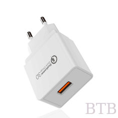 China Cargador de viaje USB Cargador rápido 3.0 Cargador de pared 18W Qualcomm 3.0 Adaptador de alimentación USB proveedor
