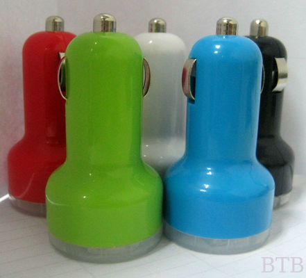 1A y 2.1A Cargador USB para automóviles proveedor