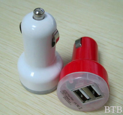 1A y 2.1A Cargador USB para automóviles proveedor