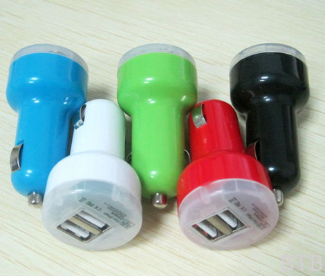 1A y 2.1A Cargador USB para automóviles proveedor
