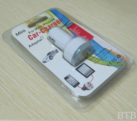 1A y 2.1A Cargador USB para automóviles proveedor
