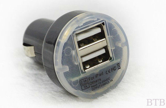1A y 2.1A Cargador USB para automóviles proveedor