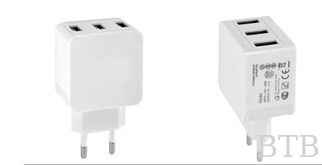 UL GS PSE mini tamaño tres Adaptador de energía USB proveedor