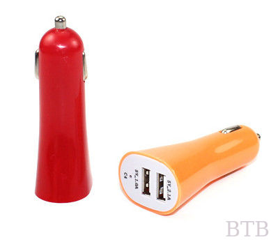 Venta caliente Cargador de automóvil USB de 2 puertos, para iphone 6 Cargador portátil, cargador de automóvil proveedor