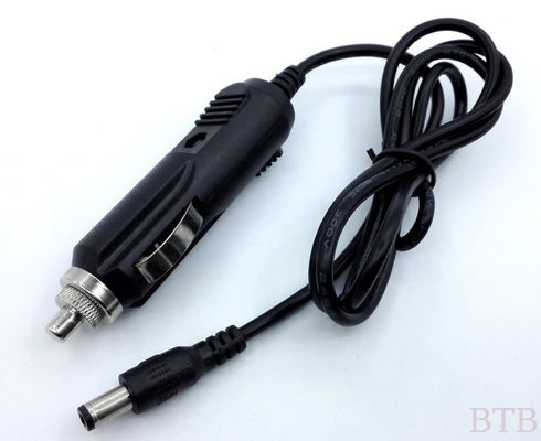 Cargador de vehículos de automóviles de 12V1A con cable de 1,2 m 1,5 m 1,8 m de cable de corriente continua 5,5 * 2,1 * 10 mm de conexión de conexión de corriente continua proveedor