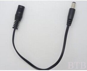 5.5*2.1*10 mm conector masculino y 5.5*2.5*10 mm conector femenino de cable de extensión proveedor
