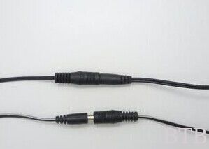 5.5*2.1*10 mm conector masculino y 5.5*2.5*10 mm conector femenino de cable de extensión proveedor