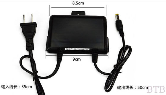 Adaptador de alimentación de conmutación 12V 2A, piezas de entrada de gran voltaje impermeable a la lluvia, con enchufe europea y estadounidense para cámara de CCTV proveedor