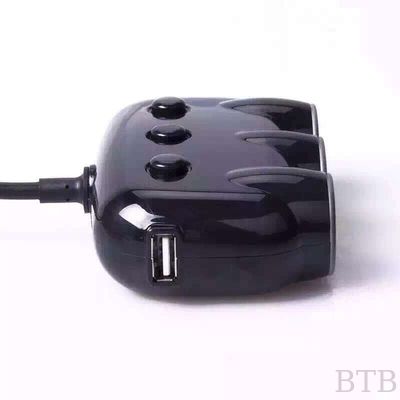 Cargador de coche 5V 3A con encendedor de cigarrillos 3 en 1 con conector USB proveedor