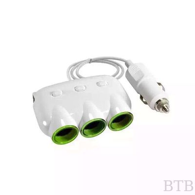 Cargador de coche 5V 3A con encendedor de cigarrillos 3 en 1 con conector USB proveedor