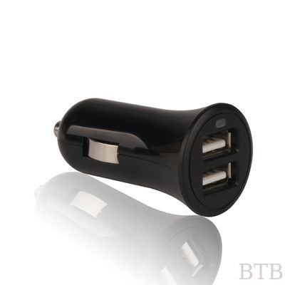 Inteligente 5v doble puerto cargador de teléfono de coche usb QC 3.0 cargador de coche de carga rápida único USB para teléfono celular 6 6s 7 7s proveedor