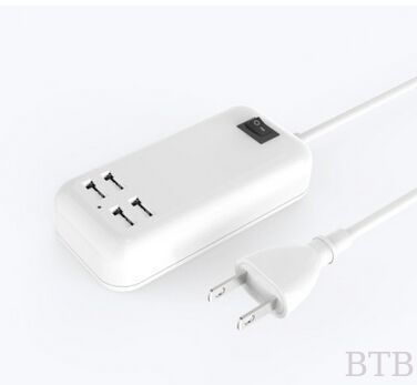 Adaptador de energía para cargador de viaje universal U/US/UK Plug Universal 30W 4 puertos USB Adaptador de energía para cargador de pared para viajes en el hogar proveedor