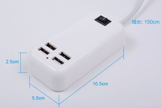 Adaptador de energía para cargador de viaje universal U/US/UK Plug Universal 30W 4 puertos USB Adaptador de energía para cargador de pared para viajes en el hogar proveedor