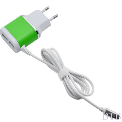 Cargador rápido de pared 2 puertos USB cargador de pared adaptador de viaje 5V 3.1A cargador móvil proveedor