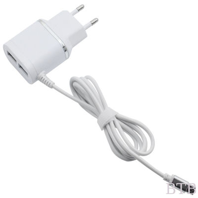 Cargador rápido de pared 2 puertos USB cargador de pared adaptador de viaje 5V 3.1A cargador móvil proveedor