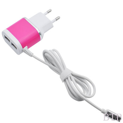 Cargador rápido de pared 2 puertos USB cargador de pared adaptador de viaje 5V 3.1A cargador móvil proveedor