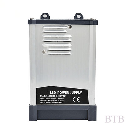 Directores de luz LED 12V 400W 33A Fuente de alimentación a prueba de lluvia Fuente de alimentación exterior Publicidad LED proveedor