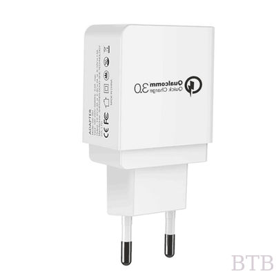 Cargador de viaje USB Cargador rápido 3.0 Cargador de pared 18W Qualcomm 3.0 Adaptador de alimentación USB proveedor